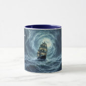 Reise eines Sturmsturms auf dem Schiff Tasse (Zentrum)