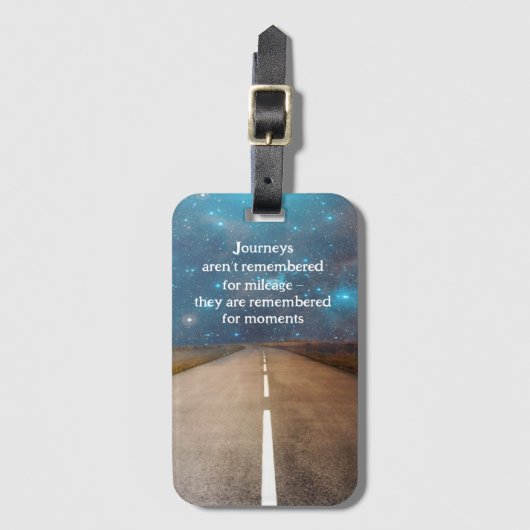 Reise-Erinnerungen Reiseangebot Gepäckanhänger (Vorderseite Vertikal)