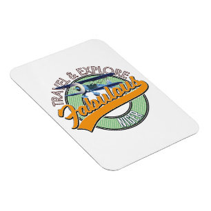 Reise erkunden fantastisches Niger-Logo Magnet