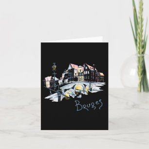 Reise Europa Belgien Brügge Familienurlaub Souveni Karte