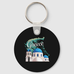 Reise Europa Griechenland Athen Santorin Kreta Gri Schlüsselanhänger