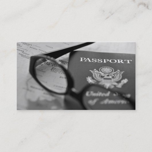 Reise-Experten-Visitenkarten Visitenkarte (Vorderseite)