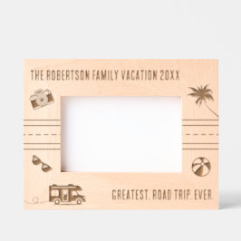 Reise Familie Personalisiert Reisen 6x4 Geätzte Rahmen