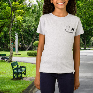 Reise Familienurlaub Flugzeug & Benutzerdefinierte T-Shirt