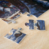 Reise - Fantasy-Wald-Gebirgslandschaftskunst Puzzle (Seite)