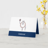 Reise-Ferien-Reise-Karte Karte (Gelbe Blume)