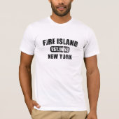 Reise-Feuer-Insel, New York T-Shirt (Vorderseite)