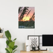Reise-  | Florida - Anastasia Sea Oat Sunset Poster (Heimbüro)