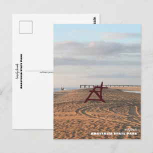 Reise-    Florida - Anastasia Staat Park Beach Postkarte