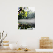 Reise-  | Florida - Blaue Nadelspinge Foggy Mornin Poster (Küche)