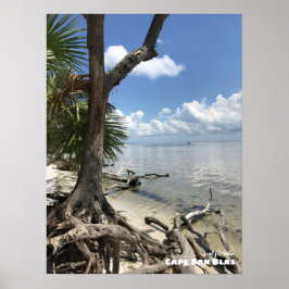 Reise- | Florida - Cape San Blas Beach Poster