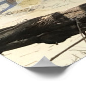 Reise- | Florida - Cape San Blas Driftwood Poster (Ecke)