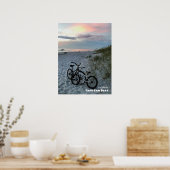 Reise- | Florida - Cape San Blas Fahrräder Poster (Küche)