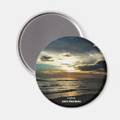 Reise- | Florida Cape San Blas Sunset Magnet (Vorderseite/Rückseite)