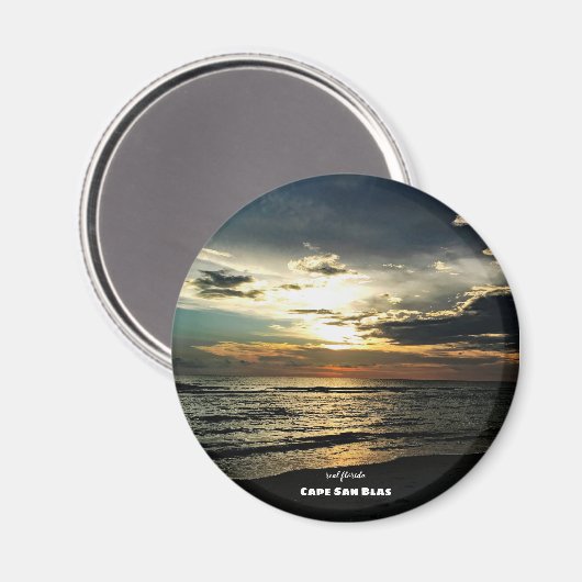 Reise-  | Florida Cape San Blas Sunset Magnet (Vorderseite/Rückseite)