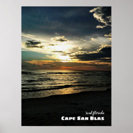 Reise-  | Florida Cape San Blas Sunset Poster