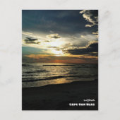 Reise- | Florida - Cape San Blas Sunset Postkarte (Vorderseite)