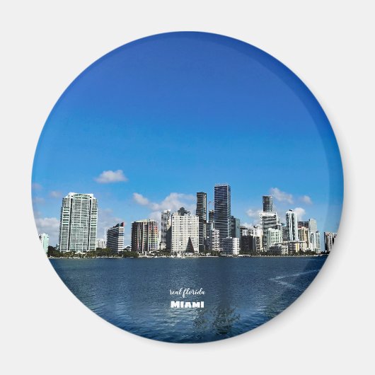 Reise-  | Florida - Miami Skyline Magnet (Vorne)