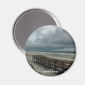 Reise- | Florida - Neptun Beach Boardwalk Sonnena Magnet (Vorderseite/Rückseite)