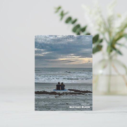 Reise- | Florida - Sonnenaufgang am Neptun Postkarte (Stehend Vorderseite)