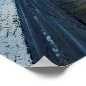 Reise- | Florida - Warnflagge, Cape San Blas Poster (Ecke)