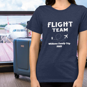 Reise Flug Team Familienurlaub Junggesellinnenabsc Tri-Blend Shirt