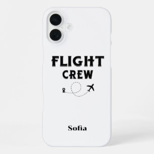 Reise Flugpersonal Flugzeug Fliegen Modern Urlaub iPhone 16 Plus Hülle