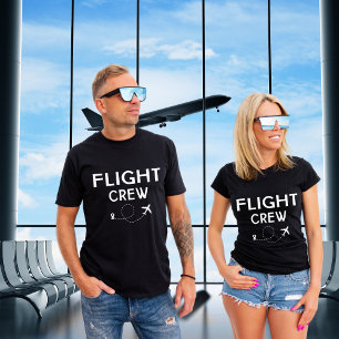 Reise Flugpersonal Flugzeug Fliegen Modern Urlaub T-Shirt