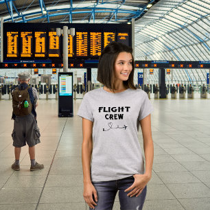 Reise Flugpersonal Flugzeug Fliegen Modern Urlaub T-Shirt
