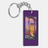 Reise-förderndes Plakat Schlüsselanhänger (Vorderseite links)