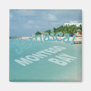Reise-Foto-Andenken-Magnet Montego Bay Jamaika Magnet