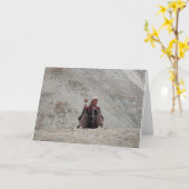 Reise-Foto-Grußkarten Karte (Gelbe Blume)