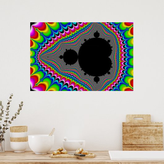 Reise - Fraktal Poster (Küche)