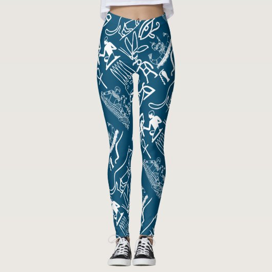 Reise-Frauen Ägypten-Symbol-| Leggings (Vorderseite)