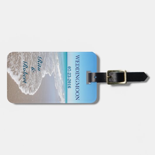 Reise-Gepäckanhänger Sammlung/Weddingmoon Gepäckanhänger (Vorderseite horizontal)