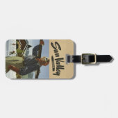 Reise-Gepäckumbau Sun Valley Idaho Vintager Gepäckanhänger (Vorderseite horizontal)