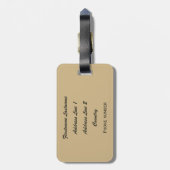 Reise-Gepäckumbau Sun Valley Idaho Vintager Gepäckanhänger (Rückseite vertikal)