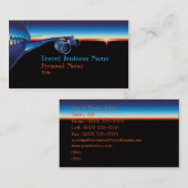 Reise-Geschäfts-Visitenkarte Visitenkarte (Vorne/Hinten)