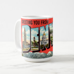 Reise-Gruß aus Denver Colorado Kaffeetasse