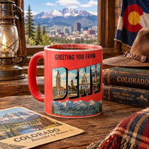 Reise-Gruß aus Denver Colorado Tasse