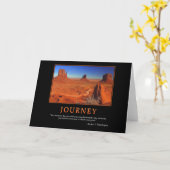 Reise-Gruß-Karte Karte (Gelbe Blume)