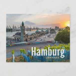 Reise Hamburg Deutschland Landschaftlich Postkarte