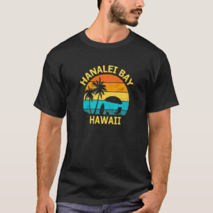 Reise Hanalei Bay Hawaii Urlaub Souvenir T-Shirt