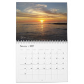 Reise-hinteres Zuhause-Inspirational Wandkalender (Feb 2027)