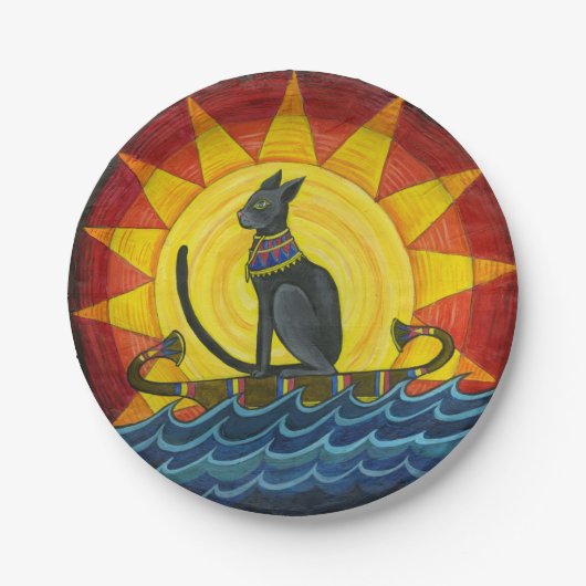 Reise hinunter den NilpapierTeller Pappteller (Vorderseite)