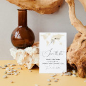 Reise-Hochzeitsthema Save the Date