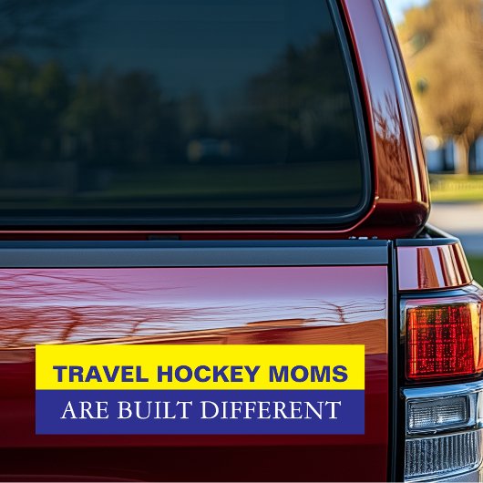Reise-Hockey-Mütter sind anders gebaut Autoaufkleber