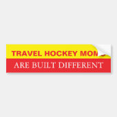 Reise-Hockey-Mütter sind anders gebaut Autoaufkleber (Vorne)