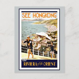 Reise Hong Kong Riviera des Orients Postkarte