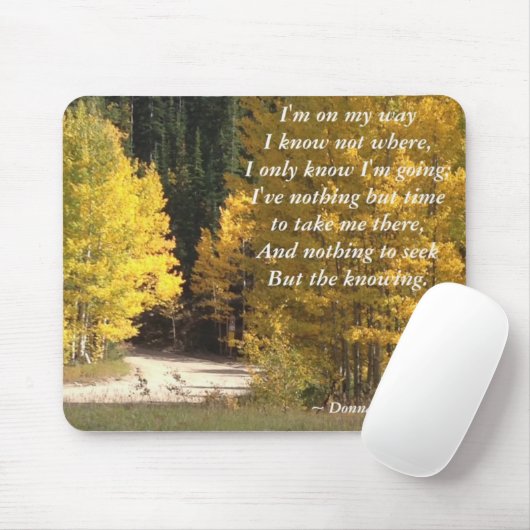 Reise - "Ich bin unterwegs" Mousepad (Mit Mouse)